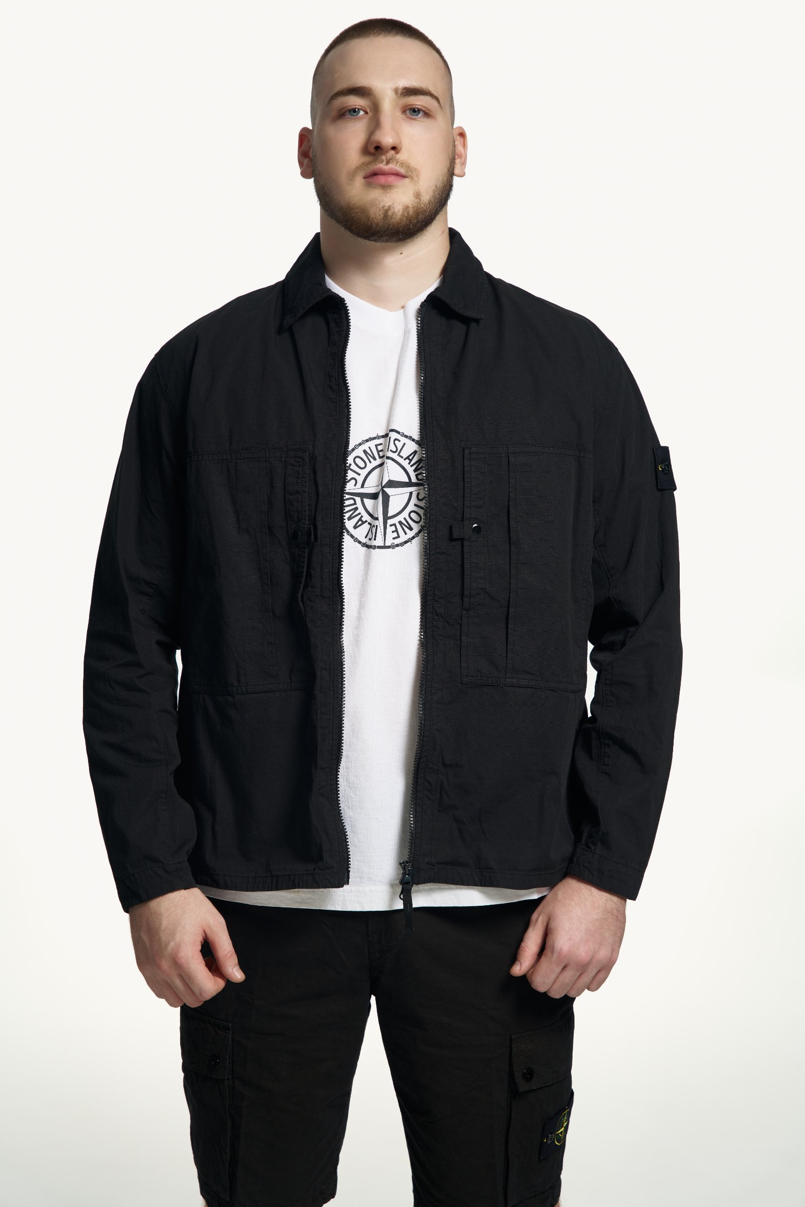 Stone Island Cotton Ripstop Overshirt