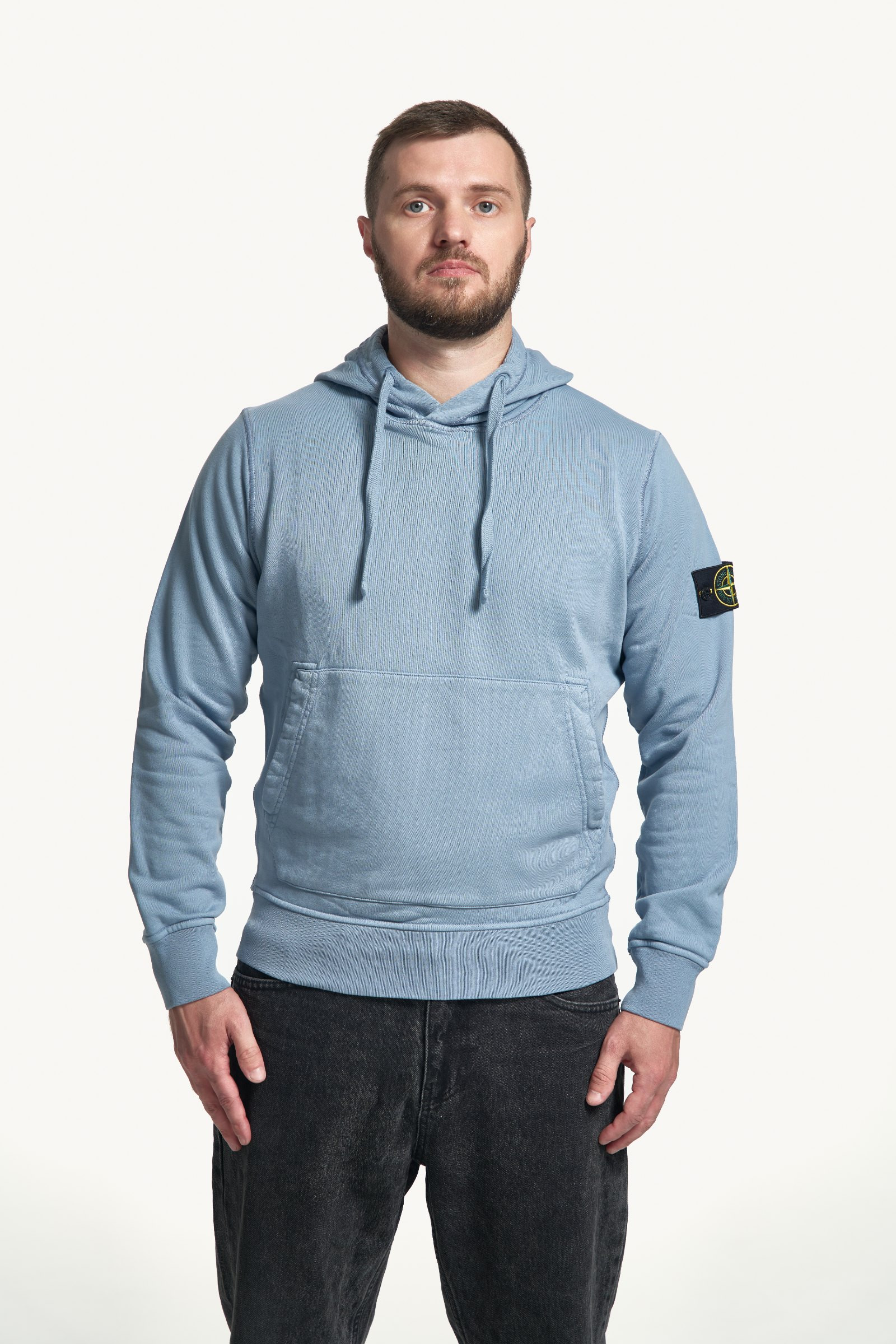 Stone Island Organic Cotton Fleece Hoodie