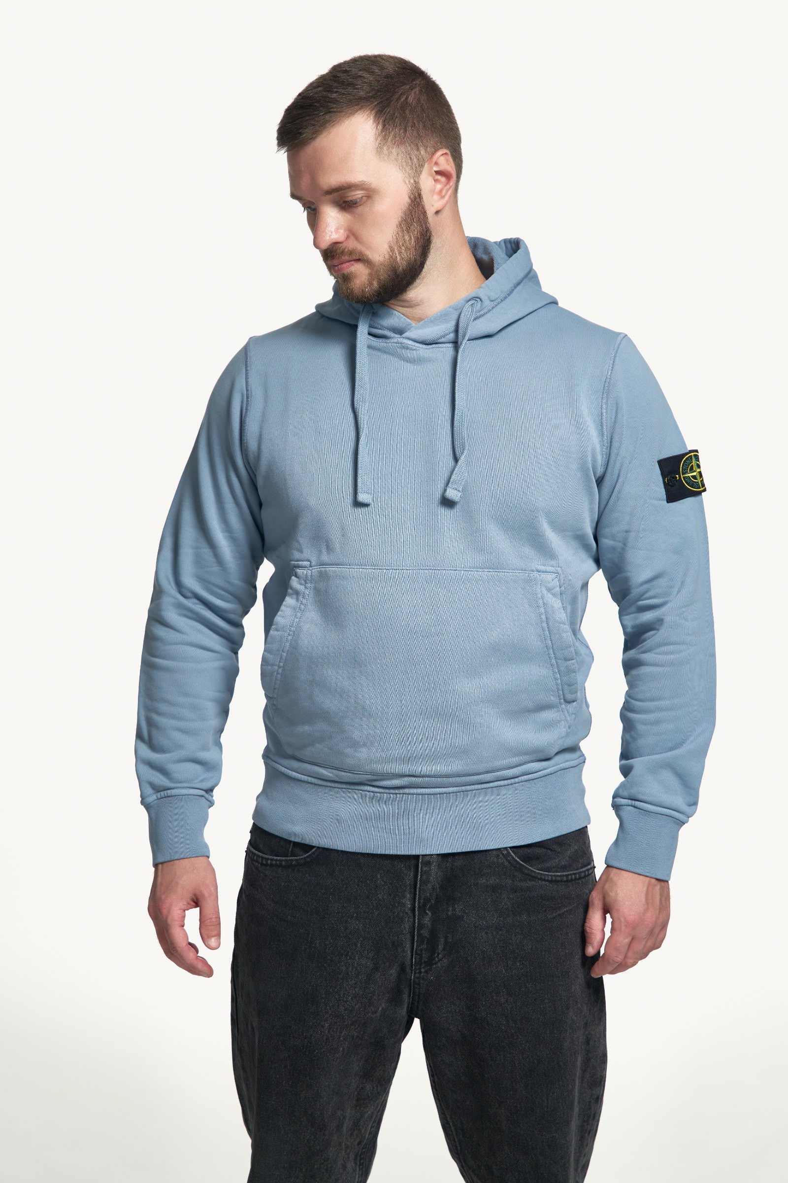 Stone Island Organic Cotton Fleece Hoodie — фото 2 з 5