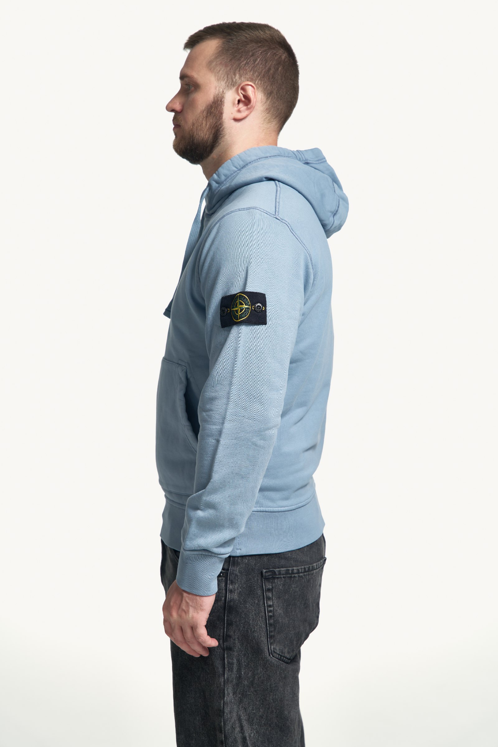 Stone Island Organic Cotton Fleece Hoodie — фото 3 з 5