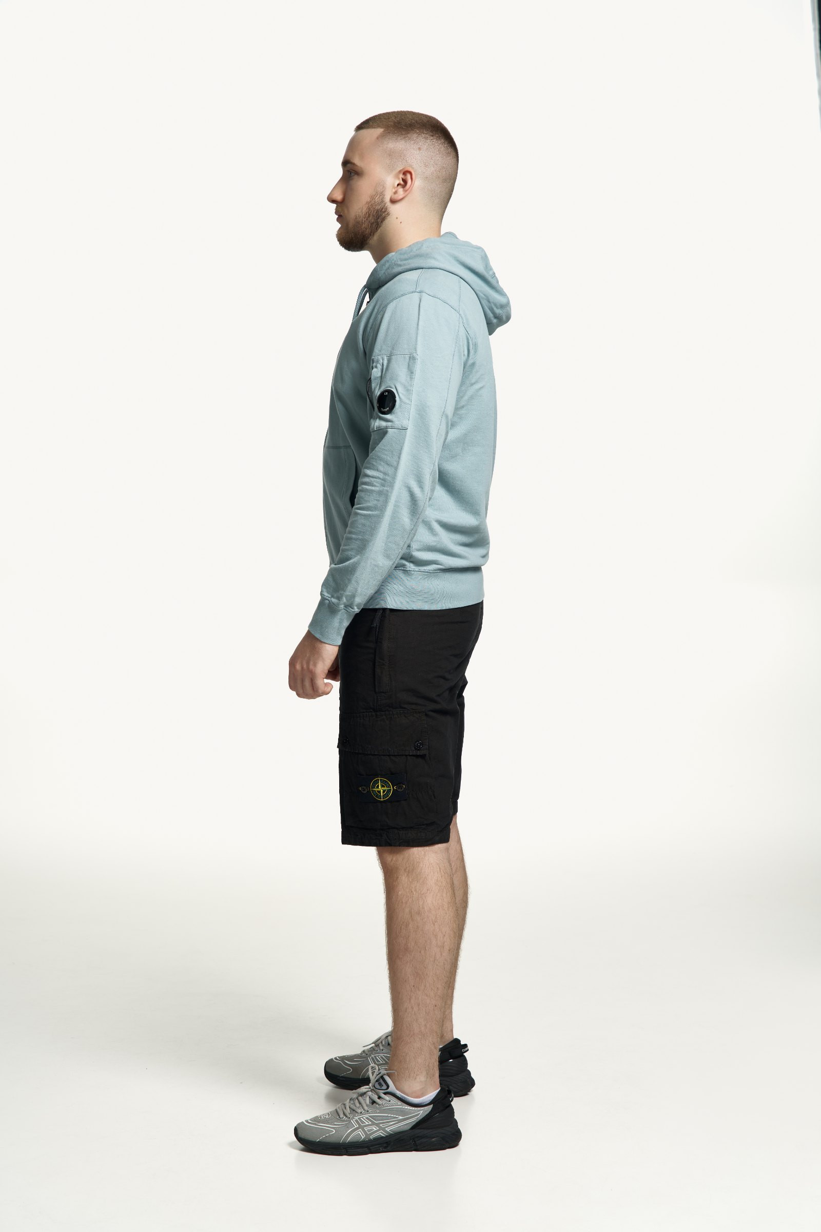 C.P. Company — Light Fleece Zip Hooded Lens — фото 2 з 5