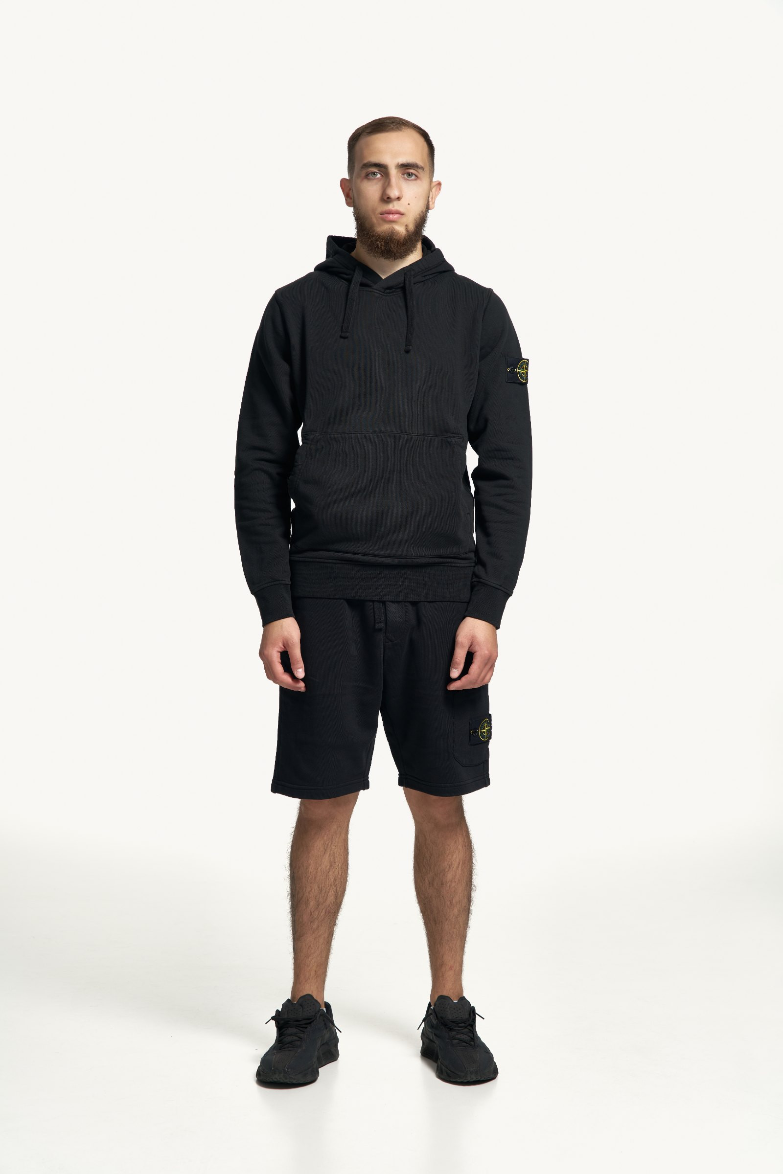 Stone Island Organic Cotton Fleece Hoodie