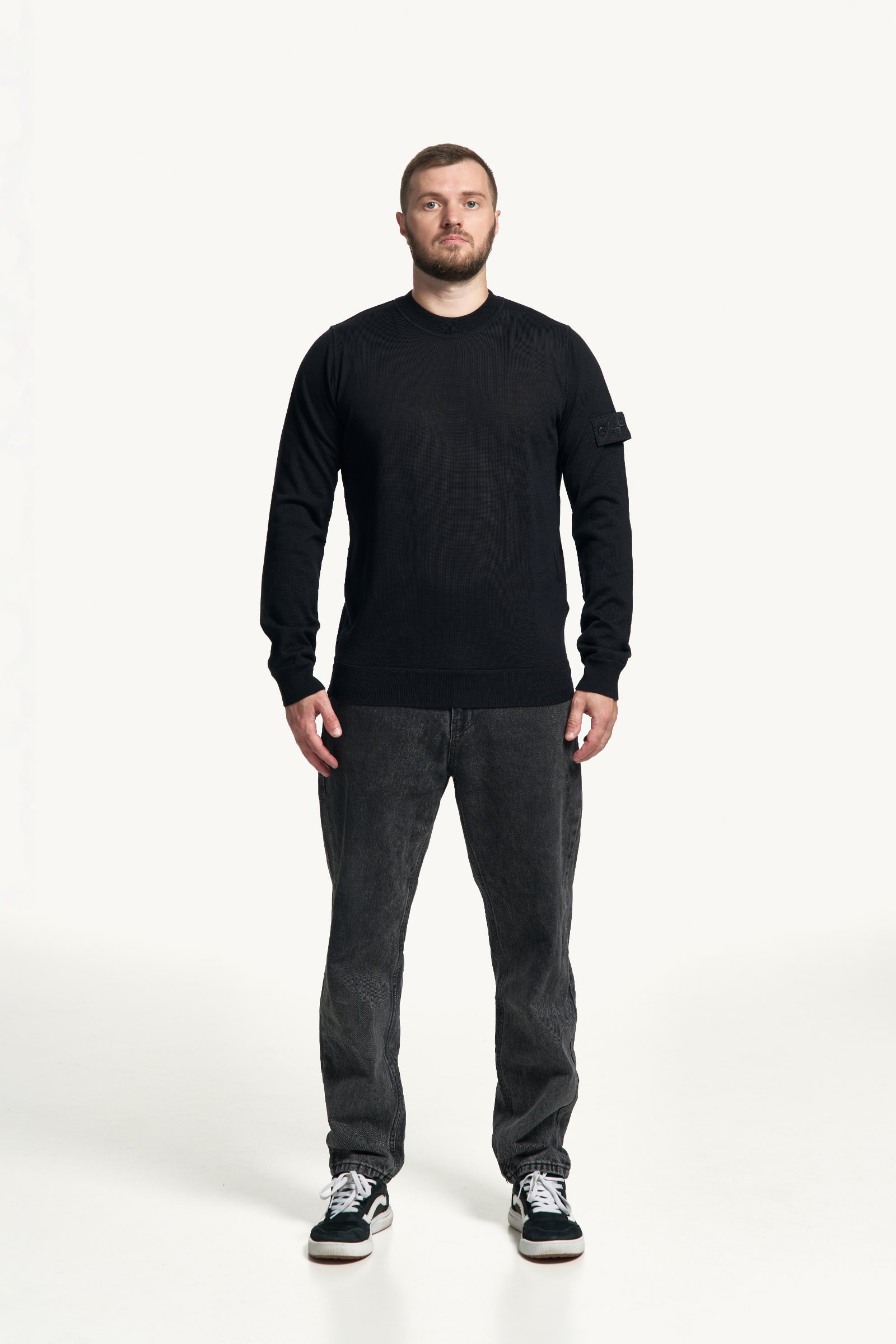 Stone Island Virgin Wool Crewneck
