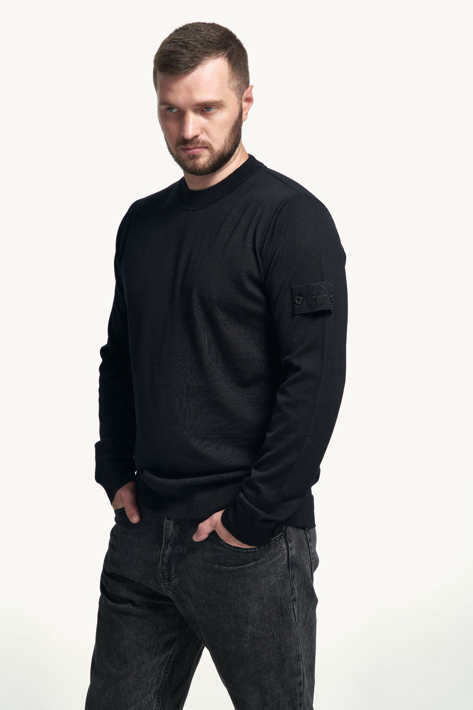 Stone Island Virgin Wool Crewneck — фото 4 з 5