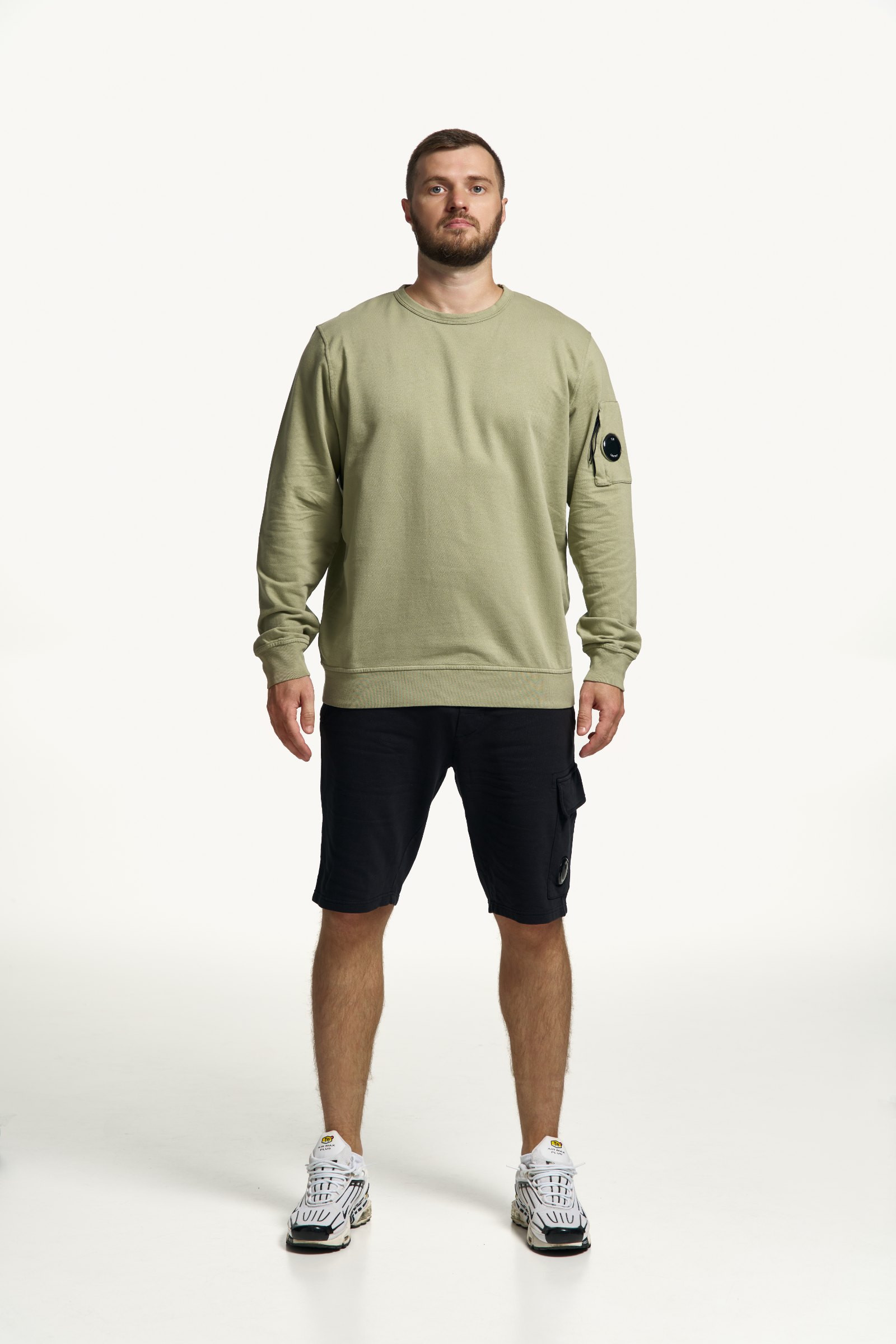 C.P. Company — Light Fleece Crew Neck Sweatshirt