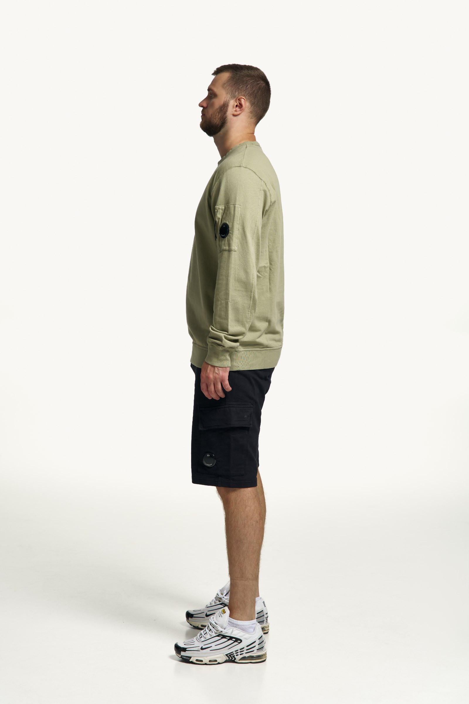 C.P. Company — Light Fleece Crew Neck Sweatshirt — фото 2 з 5