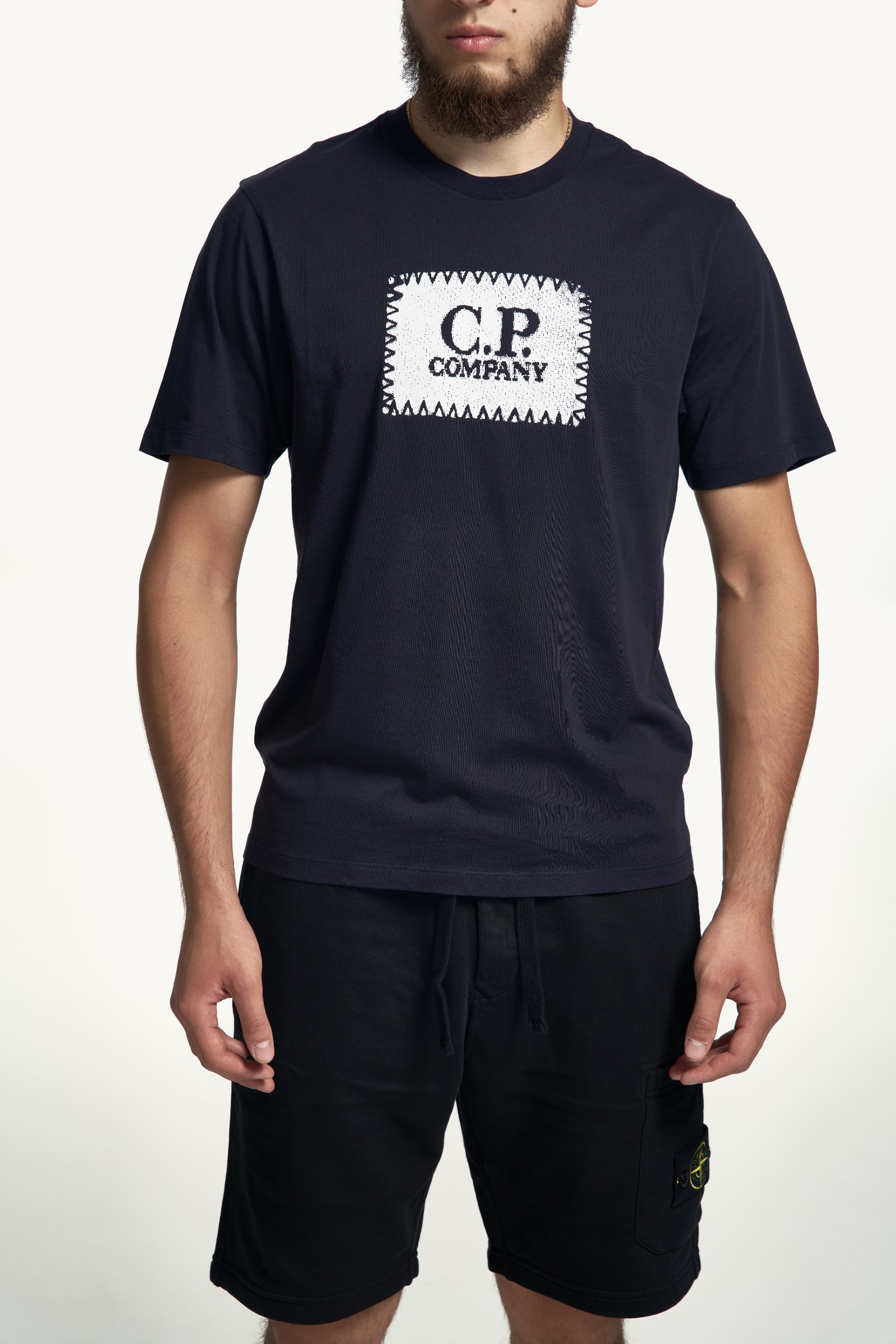 C.P. Company — Jersey Short Sleeve Logo Label T-Shirt — фото 4 з 5