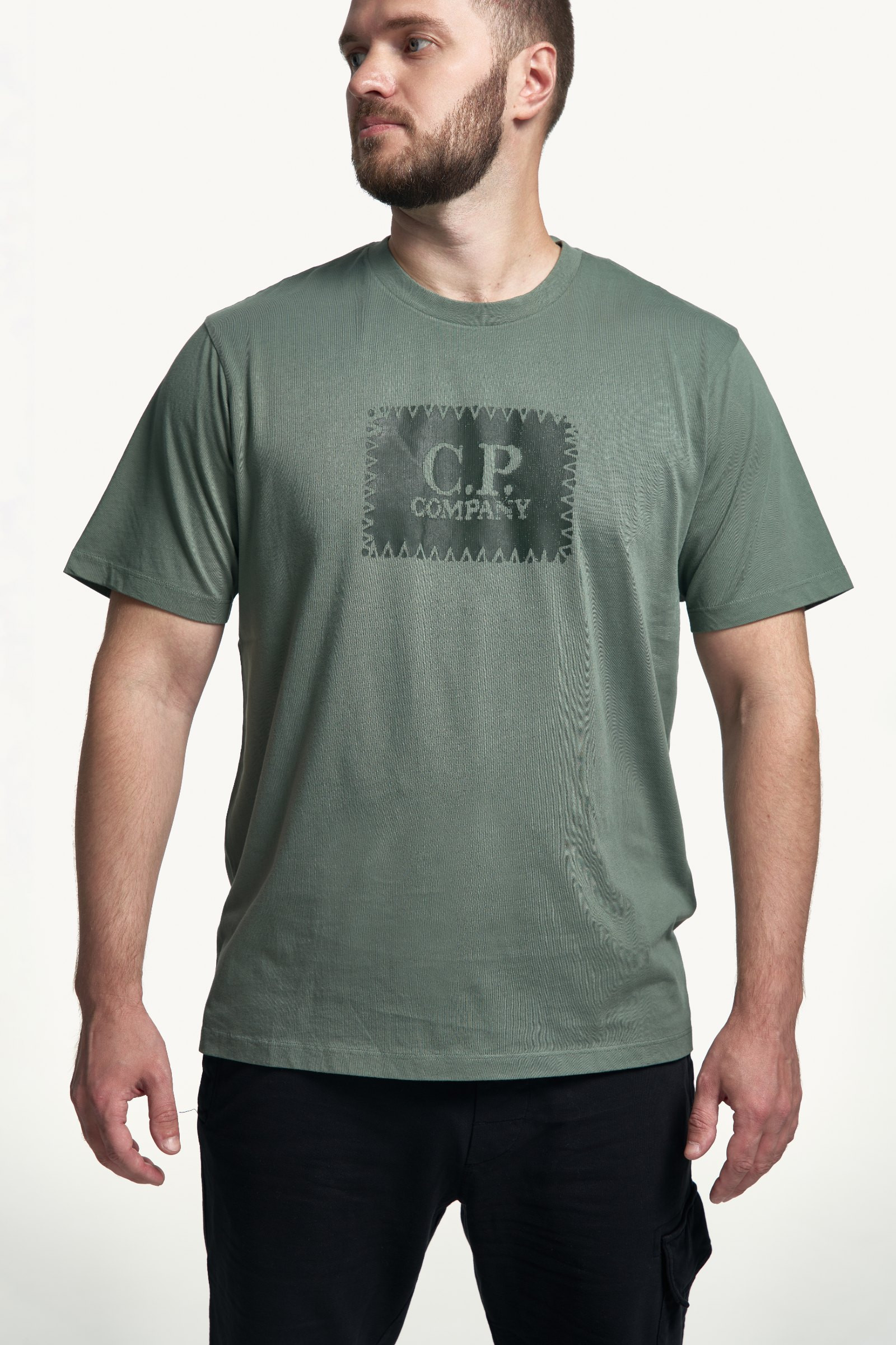 C.P. Company — Jersey Short Sleeve Logo Label T-Shirt — фото 4 з 5