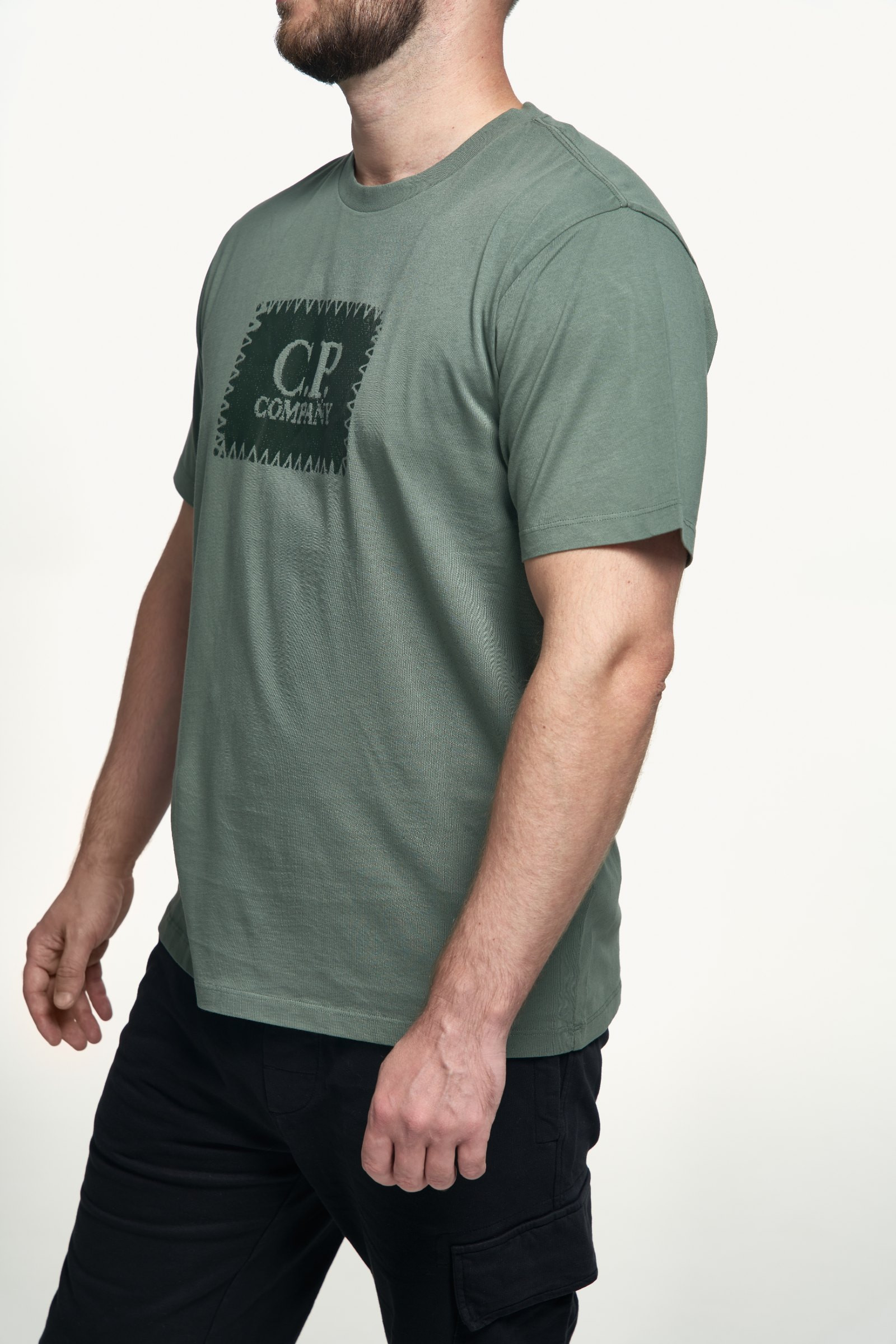 C.P. Company — Jersey Short Sleeve Logo Label T-Shirt — фото 5 з 5